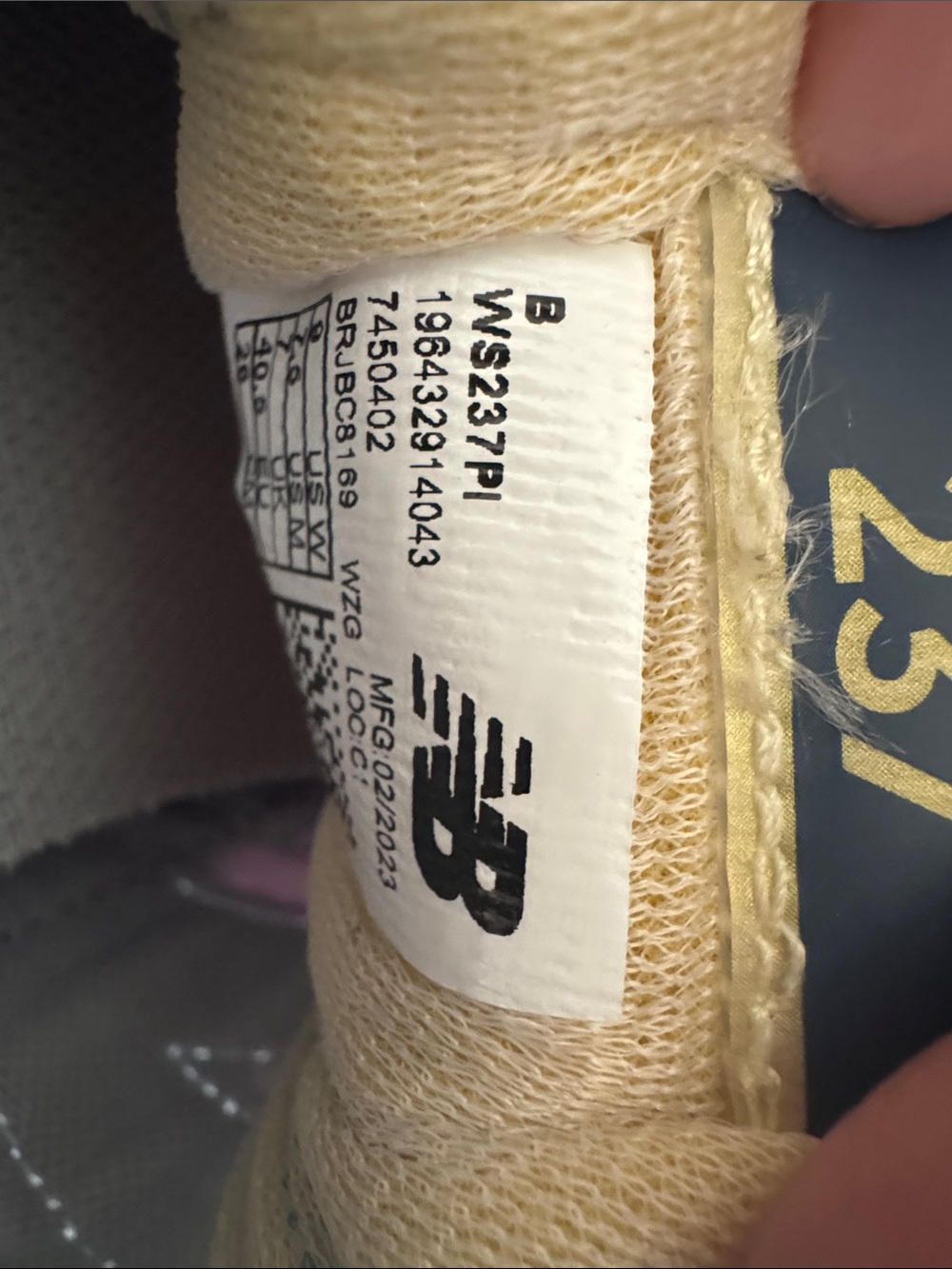 New Balance 237 Sneakers in Navy, Gray and White Retro - Picture 9 of 9